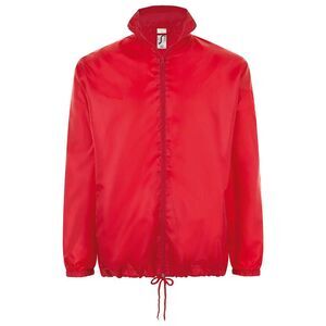 SOLS Unisex Shift Showerproof Windbreaker Jacket / Red